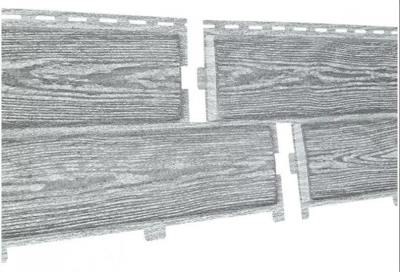 Сайдинг (ПВХ).0250.Н, "Хокла" винтаж пепел. Код ОКП РБ 22.21.1 (0,5кв.м)