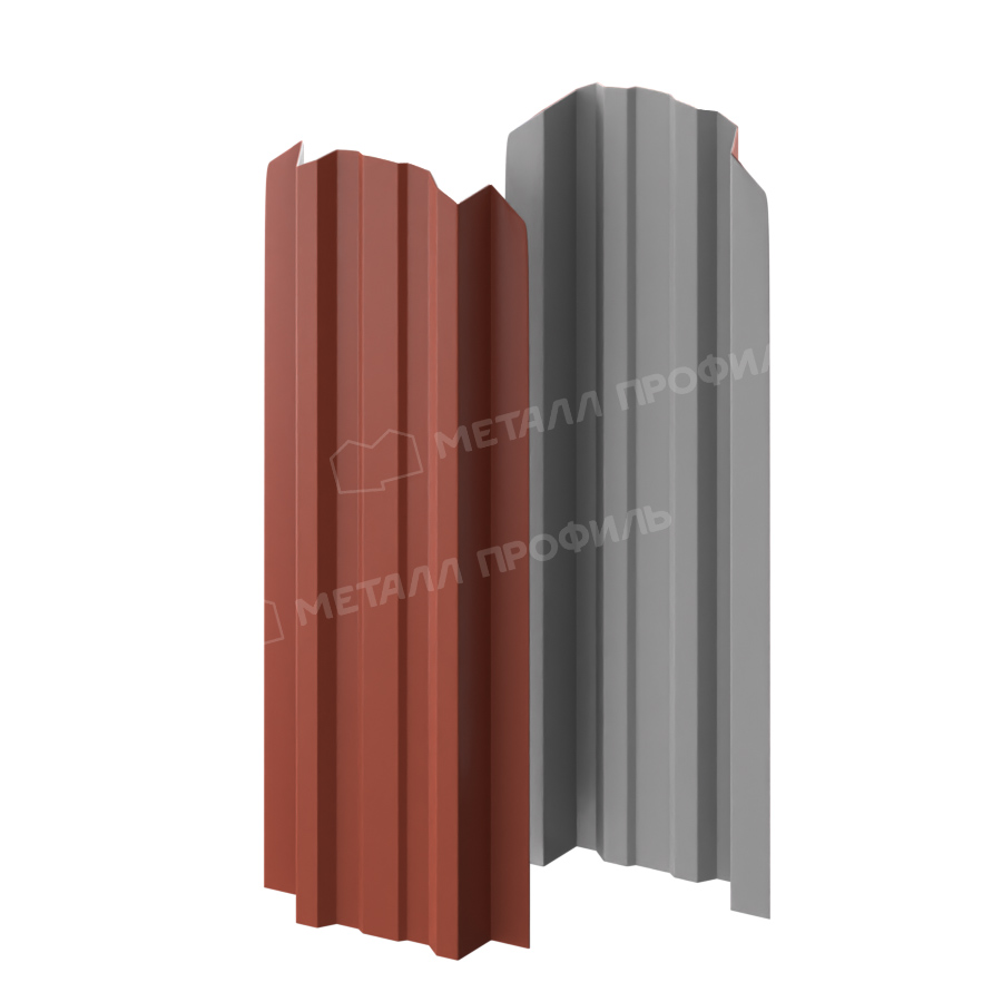 Штакетник металлический МП LАNE-O 16,5х99 (PURETAN-20-RR29-0.5)