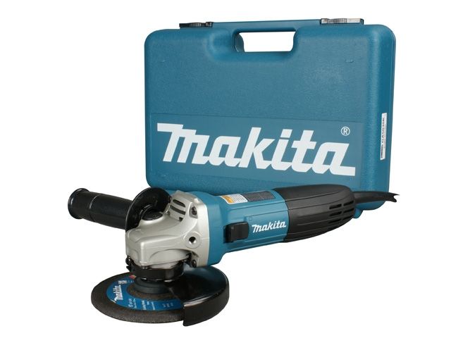 Одноручная углошлифмашина MAKITA GA 5030 K в чем. (720 Вт, диск 125х22 мм, без регул. об.)