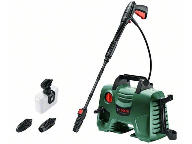 Очиститель высокого давления BOSCH EasyAquatak 110 (1.30 кВт, 110 бар, 330 л/ч, возможность забора воды из бочки: Да, рабочая температура воды: до 40 