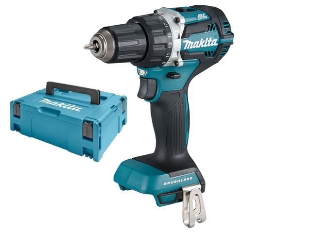 Аккум. дрель-шуруповерт MAKITA LXT DDF 484 ZJ в чем. (18.0 В, БЕЗ АККУМУЛЯТОРА, 2 скор., 54 Нм, шурупы до 10 мм)