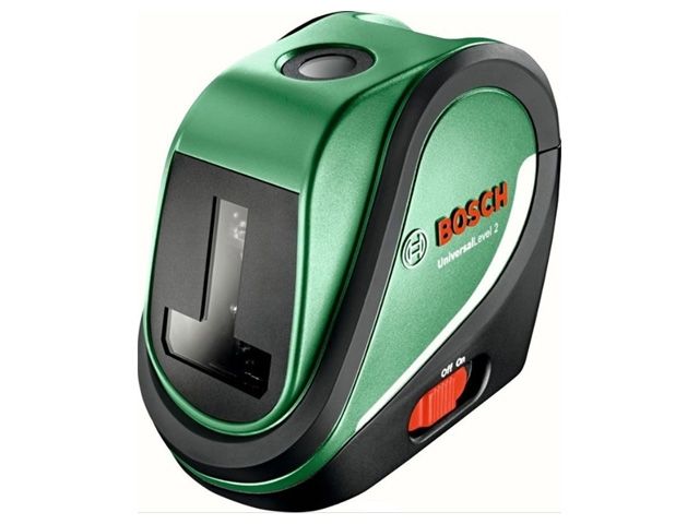 Нивелир лазерный BOSCH UniversalLevel 2 в кор. (проекция: крест, до 10 м, +/- 0.50 мм/м, резьба 1/4