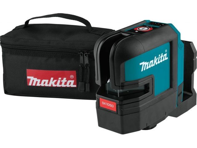 Нивелир лазерный MAKITA SK 105 DZ в сумке (проекция: крест, до 35 м, +/- 0.30 мм/м, резьба 1/4