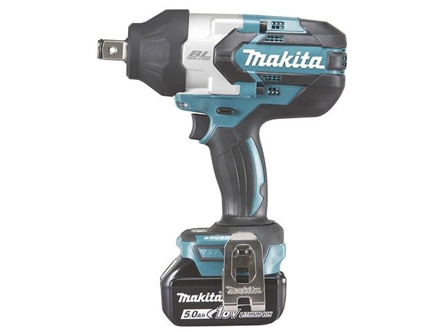 Аккум. ударный гайковерт MAKITA LXT DTW 1001 Z в кор. + АКЦИЯ (BL1830B + DC18SD) (18.0 В, 1 акк., 3.0 А/ч Li-Ion, посадочн. квадрат 3/4 