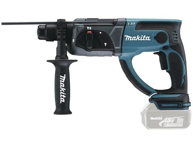 Аккум. перфоратор MAKITA LXT DHR 202 Z в кор. (18.0 В, Li-Ion, 1.9 Дж, вес 3.2 кг)