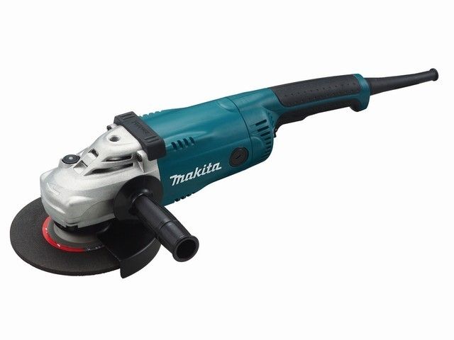 Двуручная углошлифмашина MAKITA GA 7020 SF в кор. (2200 Вт, диск 180х22 мм, плавный пуск, без регул. об., SDS-гайка)