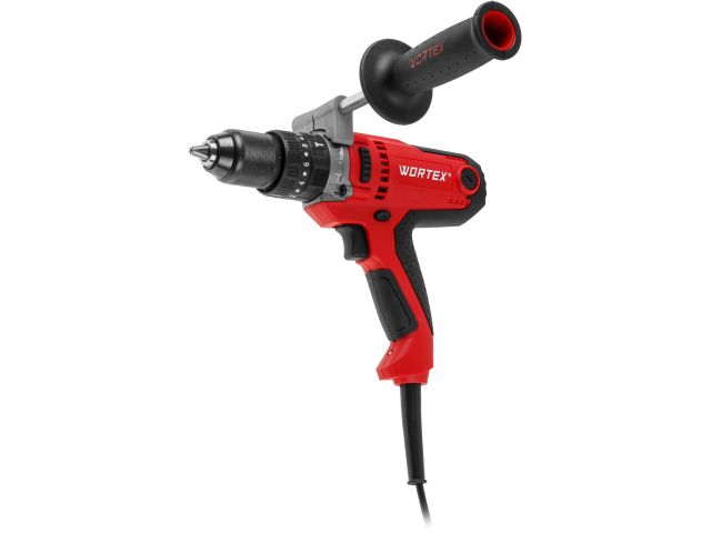 Дрель-шуруповерт ударная WORTEX DR 1323 D в кор. 450 Вт, 83 Нм, 2 скор., БЗП 1.5-13 мм, 4 м шнур (450 Вт, 83 Нм, мет. БЗП 1.5-13 мм, 4 м шнур)