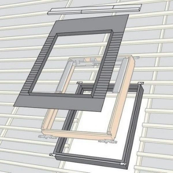 Комплект для гидро и теплоизоляции Velux BDX 2000 (MК10) 780х1600 мм