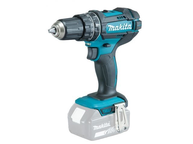 Аккум. ударная дрель-шуруповерт MAKITA LXT DHP 482 Z + MAKPAC (18.0 В, БЕЗ АККУМУЛЯТОРА, 2 скор., 62 Нм, шурупы до 13 мм, сверление в металле до 13 мм