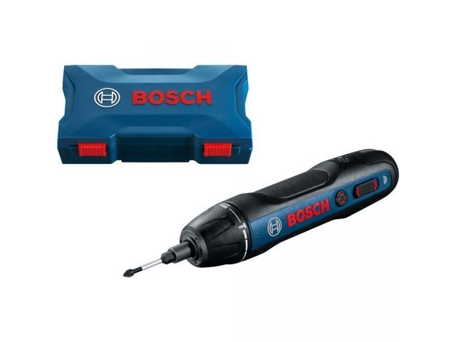 Аккум. шуруповерт BOSCH Go 2 в кейсе (3.6 В, 1 акк., 1.5 А/ч Li-Ion, 1 скор., 5 Нм, шурупы до 5 мм)