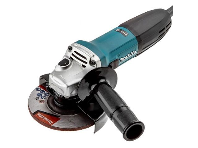 Одноручная углошлифмашина MAKITA 9558 HNR в кор. (840 Вт, диск 125х22 мм без регул. об.)