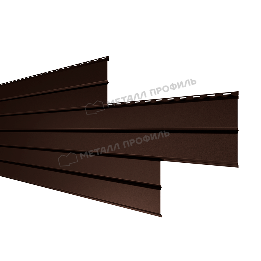 Сайдинг Lбрус-XL-14х335 (VALORI-20-DarkBrown-0.5)