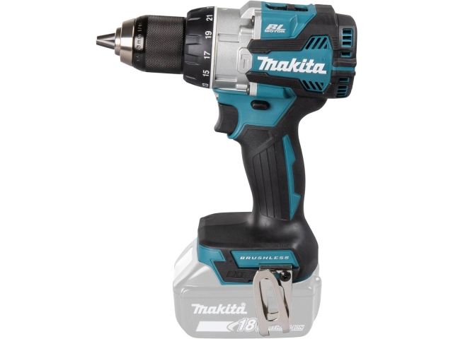 Аккум. ударная дрель-шуруповерт MAKITA LXT DHP489Z в кор. (18.0 В, Li-Ion, 73 Нм, шурупы до 36 мм, сверление в металле до 13 мм)