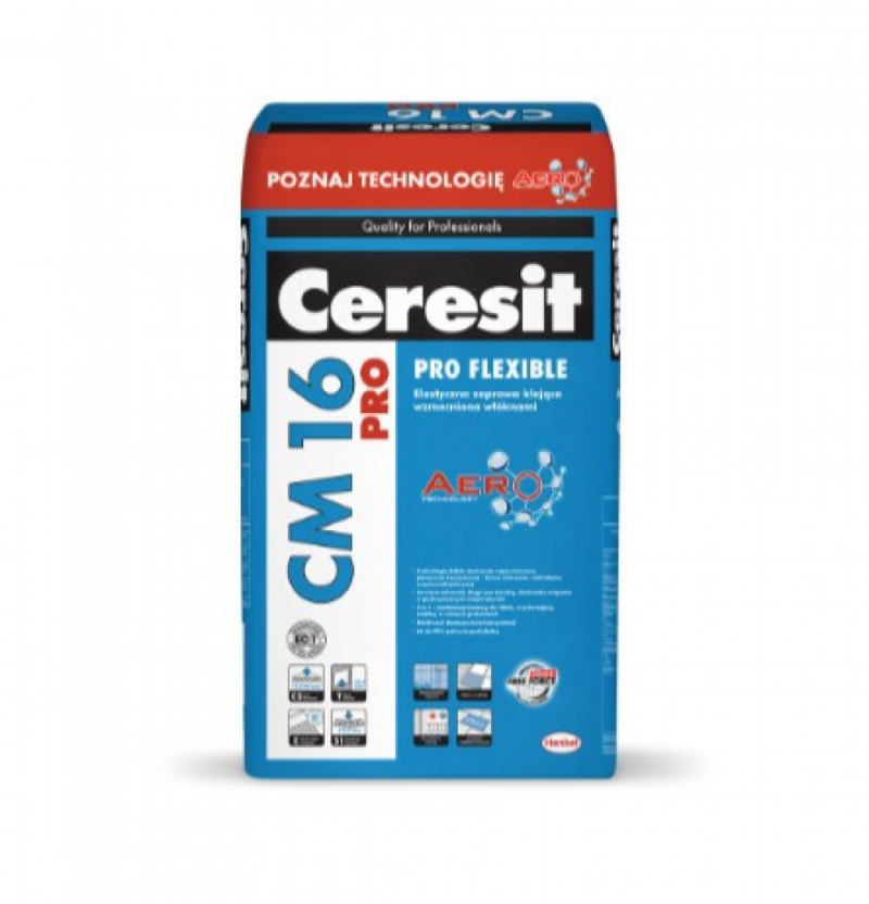 Клей для плитки Ceresit CM 16 PRO 20 кг