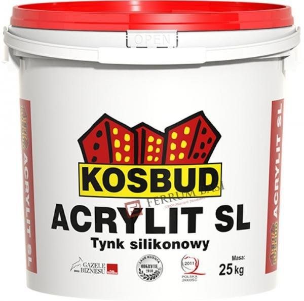 Штукатурка силиконовая, Kosbud Acrylit-SL, барашек